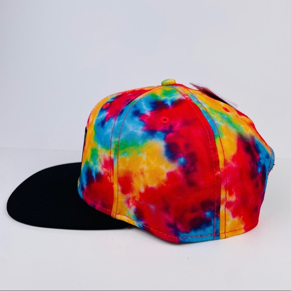 NEFF Disney Collection Mickey Mouse Black Tie Dye Snapback Trucker Hat Cap NWT - Picture 3 of 9